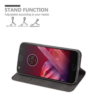 Motorola MOTO Z2 PLAY / Z2 FORCE Cover Etui Case (Brun)