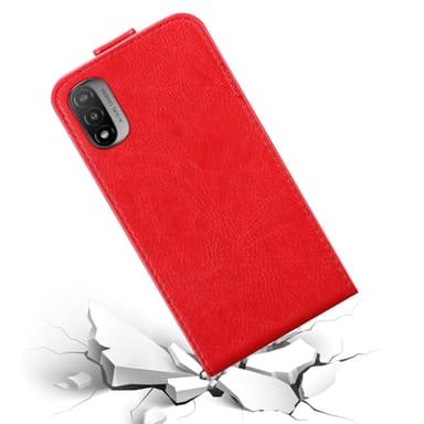 Motorola MOTO E20 / E30 / E40 Pungetui Flip Cover (Rød)