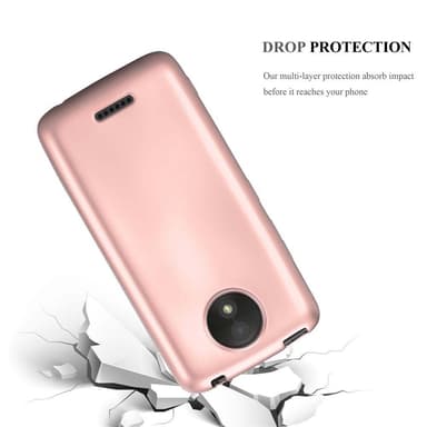 Motorola MOTO C PLUS Cover Etui Case (Lyserød)