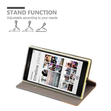 Nokia Lumia 1520 Pungetui Cover Case (Grå)