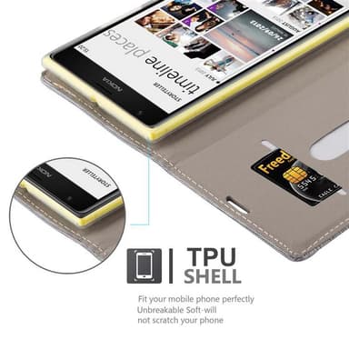 Nokia Lumia 1520 Pungetui Cover Case (Grå)