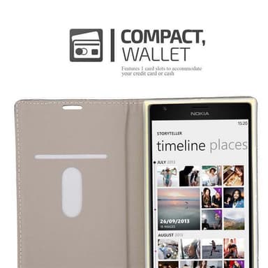 Nokia Lumia 1520 Pungetui Cover Case (Grå)