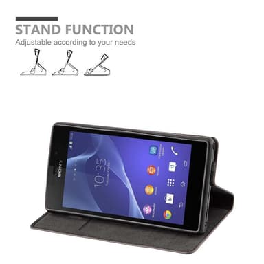 Sony Xperia M2 / M2 AQUA Cover Etui Case (Sort)