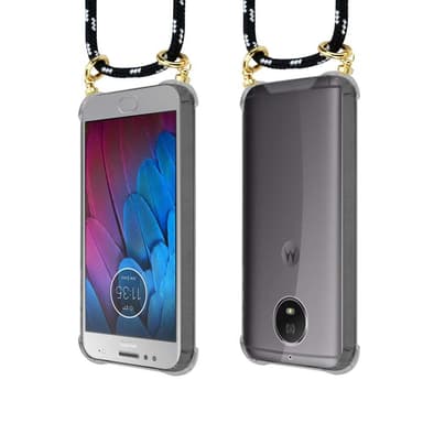 Motorola MOTO G5S Etui Cover Kæde (Sort)