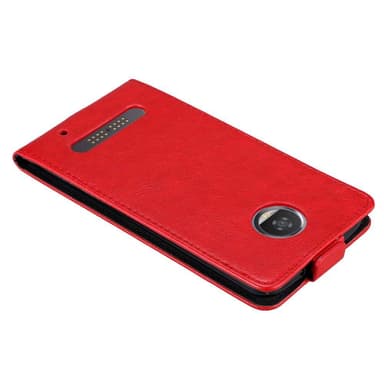 Motorola MOTO Z2 Pungetui Flip Cover (Rød)