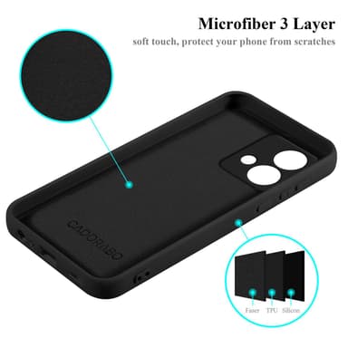 Motorola Edge 40 Neo Cover Etui Case (Sort)