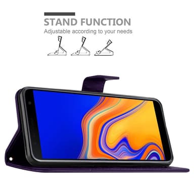 Samsung Galaxy J4 PLUS Pungetui Cover Case (Lilla)