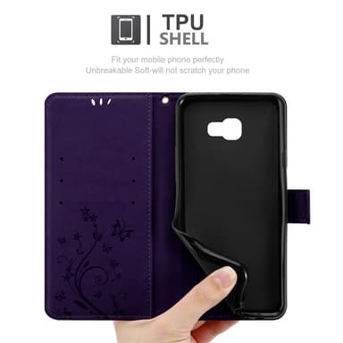 Samsung Galaxy J4 PLUS Pungetui Cover Case (Lilla)