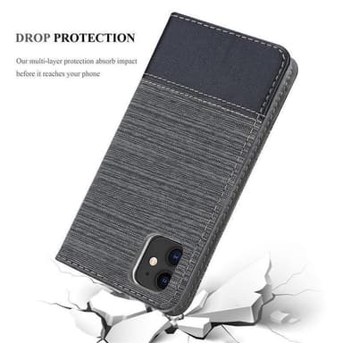 iPhone 11 Pungetui Cover Case (Grå)