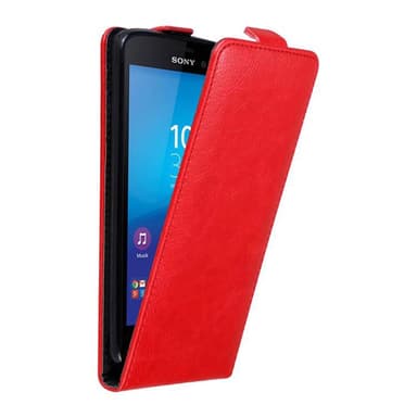 Sony Xperia M4 AQUA Pungetui Flip Cover (Rød)