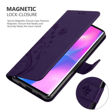 Xiaomi Mi NOTE 10 LITE Pungetui Cover Case (Lilla)