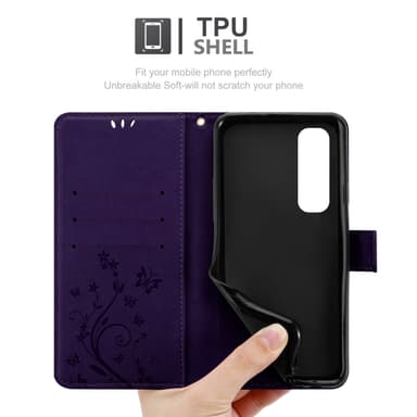 Xiaomi Mi NOTE 10 LITE Pungetui Cover Case (Lilla)