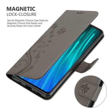 Xiaomi RedMi NOTE 8 PRO Pungetui Cover Case (Grå)