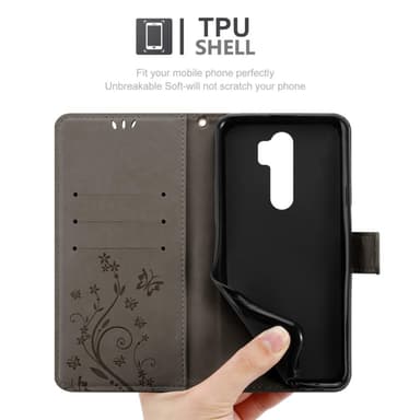 Xiaomi RedMi NOTE 8 PRO Pungetui Cover Case (Grå)