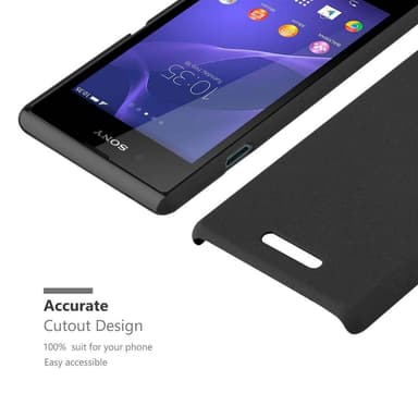 Sony Xperia E3 Cover Etui Case (Sort)