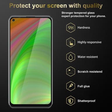 HTC Desire 20 PRO 3x Skærmbeskytter Beskyttelsesglas