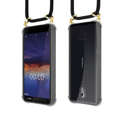 Nokia 3.1 Etui Cover Kæde (Sort)