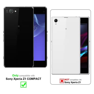 Cover Sony Xperia Z1 COMPACT Etui Case (Sort)