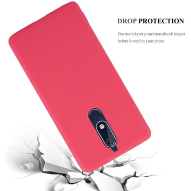 Cover Nokia 5.1 Etui Case (Rød)
