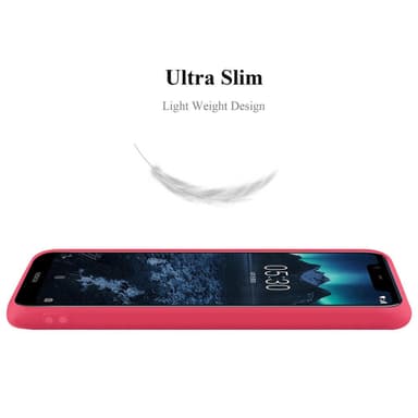 Cover Nokia 5.1 Etui Case (Rød)