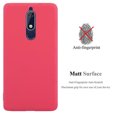 Cover Nokia 5.1 Etui Case (Rød)