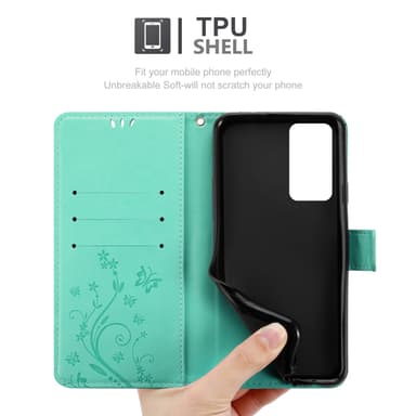 OnePlus 9RT 5G Pungetui Cover Case (Turkis)