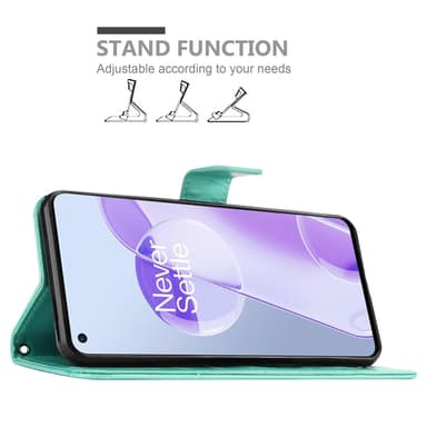 OnePlus 9RT 5G Pungetui Cover Case (Turkis)