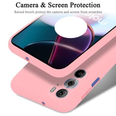 Motorola EDGE 30 PRO / EDGE+ Cover Etui Case (Lyserød)