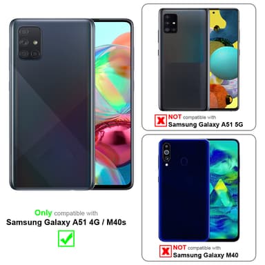 Samsung Galaxy A51 4G / M40s Cover Etui Case (Lilla)