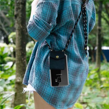Samsung Galaxy S9 Etui Cover Kæde (Sort)