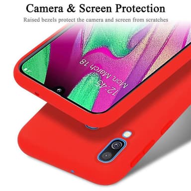 Samsung Galaxy A40 Cover Etui Case (Rød)
