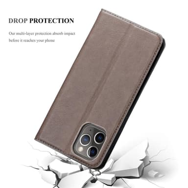 iPhone 12 PRO MAX Cover Etui Case (Brun)