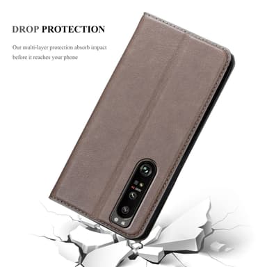 Sony Xperia 1 III Cover Etui Case (Brun)