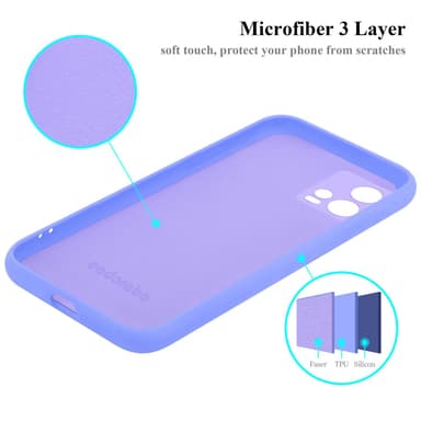 Motorola MOTO G72 Cover Etui Case (Lilla)