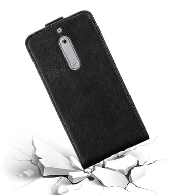 Nokia 5 2017 Pungetui Flip Cover (Sort)