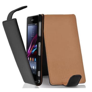 Sony Xperia Z1 COMPACT Pungetui Flip Cover (Sort)