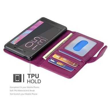 Sony Xperia X PERFORMANCE Pungetui Cover (Lilla)