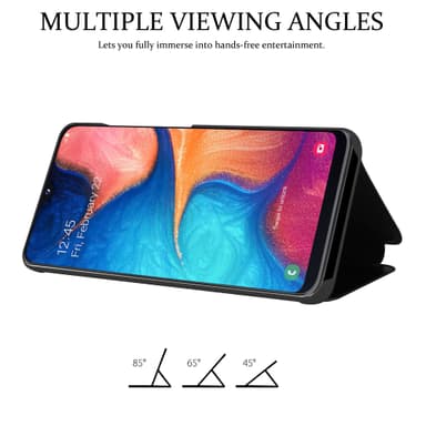 Samsung Galaxy A10e / A20e Pungetui Cover Case (Sort)
