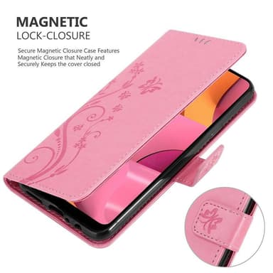 Samsung Galaxy A20s Pungetui Cover Case (Lyserød)