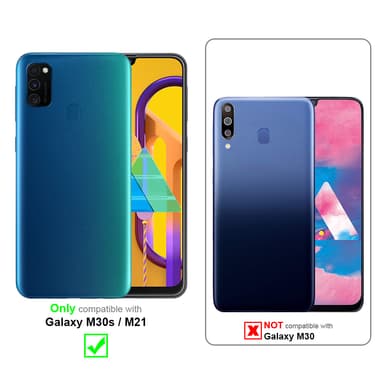 Samsung Galaxy M21 / M30s Etui Cover Kæde (Sort)