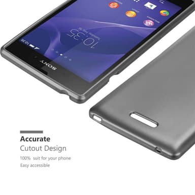 Sony Xperia T3 Cover Etui Case (Grå)