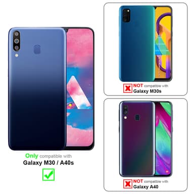 Cover Samsung Galaxy M30 / A40s Etui Case (Lyserød)