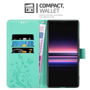 Sony Xperia 5 Pungetui Cover Case (Turkis)