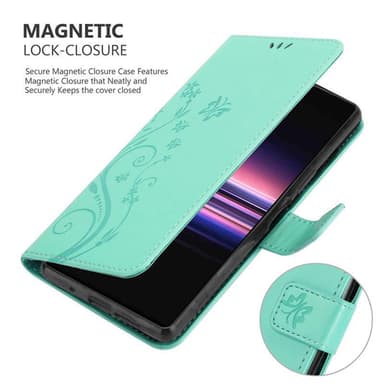Sony Xperia 5 Pungetui Cover Case (Turkis)