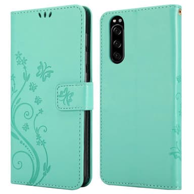 Sony Xperia 5 Pungetui Cover Case (Turkis)