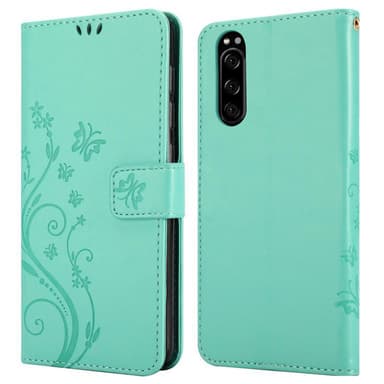 Sony Xperia 5 Pungetui Cover Case (Turkis)