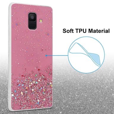 Samsung Galaxy A6 2018 Cover Etui Case (Lyserød)