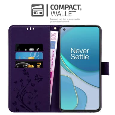 OnePlus 8T Pungetui Cover Case (Lilla)
