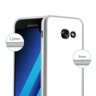 Samsung Galaxy A3 2017 Cover Etui Case (Sølv)