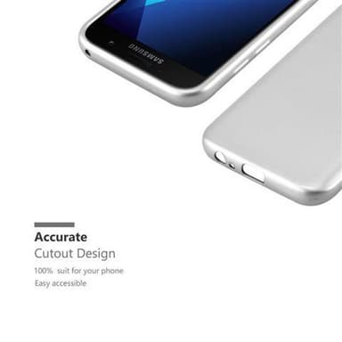 Samsung Galaxy A3 2017 Cover Etui Case (Sølv)